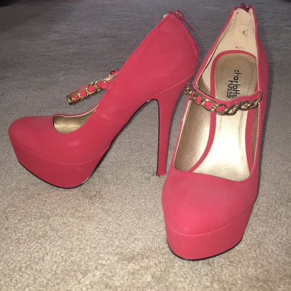 Red Charlotte Russe Heels - Picture 3 of 3